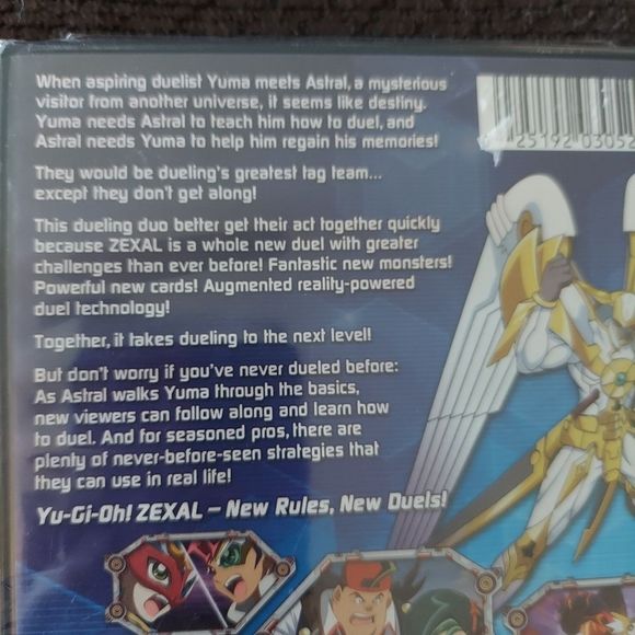 YU-GI-OH-ZEXAL SEASON 1 V01 (2 DISC/ENG DUB) (DVD) NWT - Picture 3 of 3
